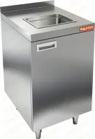 Стол закрытый с мойкой, с бортом Hicold НБМСЗМ-5/5Б